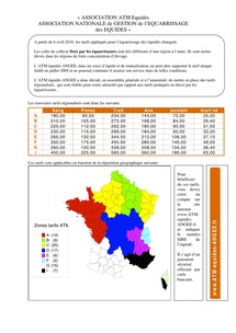 Les tarifs régionalisés de l’équarrissage PJ satm