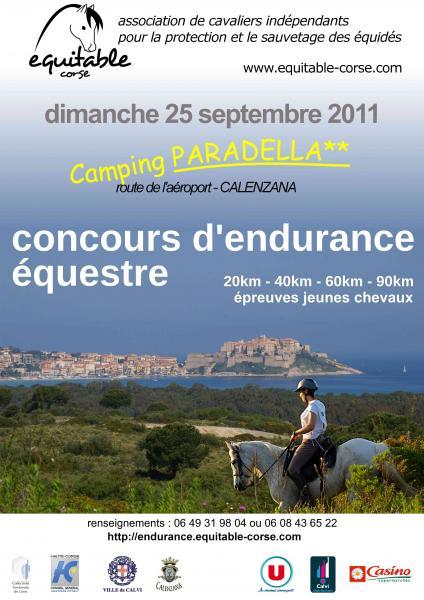 9e concours d'endurance de la saison 2011 (sur 11 concours au total )