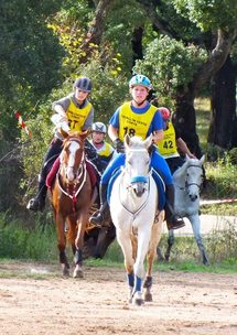 La star de l' endurance équestre junior