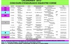 Calendrier Endurance 2012