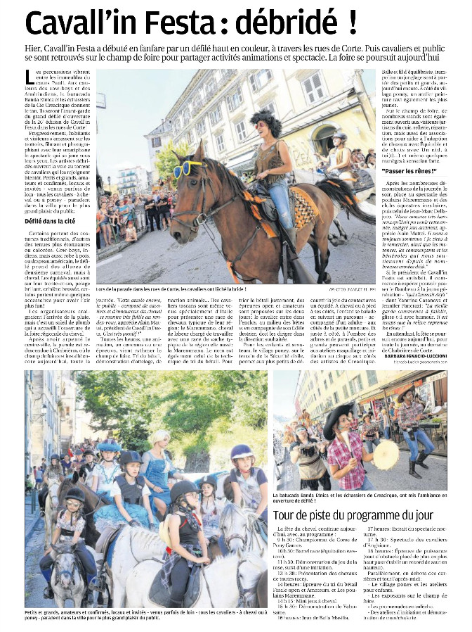Cavall'in Festa 2018