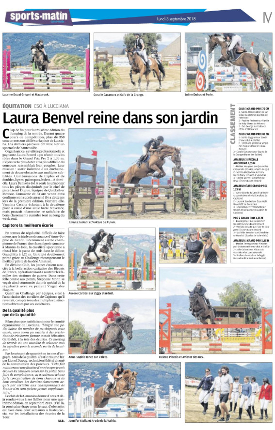 CSO - Jumping de la rentrée - septembre 2018