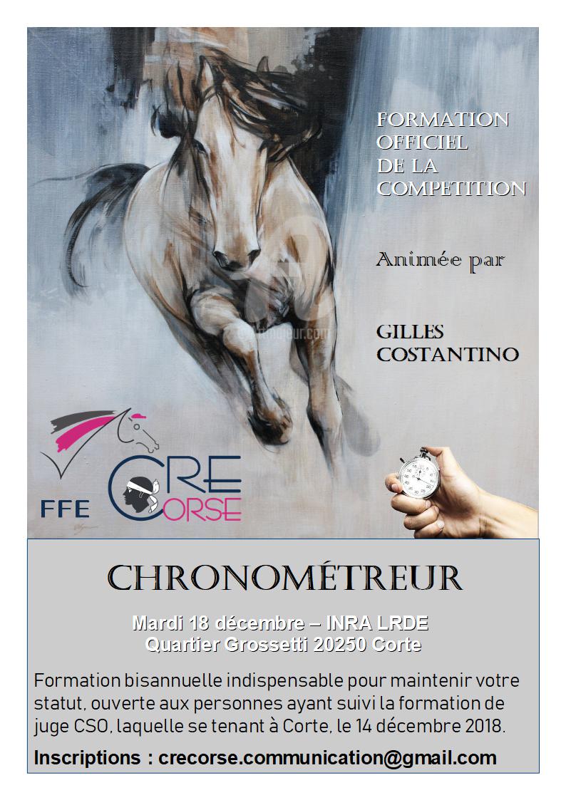 Formation 2018 - Chronométreur Formation 2018 - Chronométreur