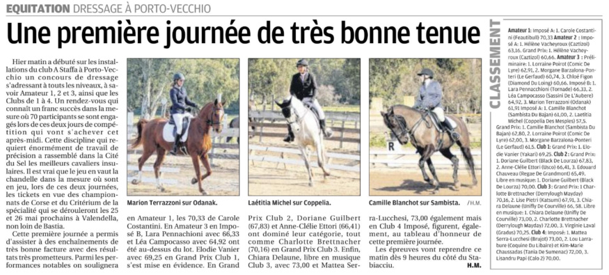 Dressage - 09 et 10 février 2019 - A Staffa