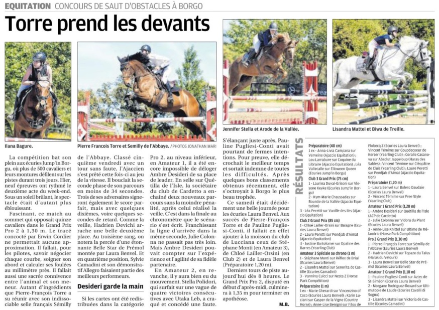 Concours CSO Ama/Pro - 31 mai au 2 juin 2019 - Jump'in Borgo Concours CSO Ama/Pro - 31 mai au 2 juin 2019 - Jump'in Borgo