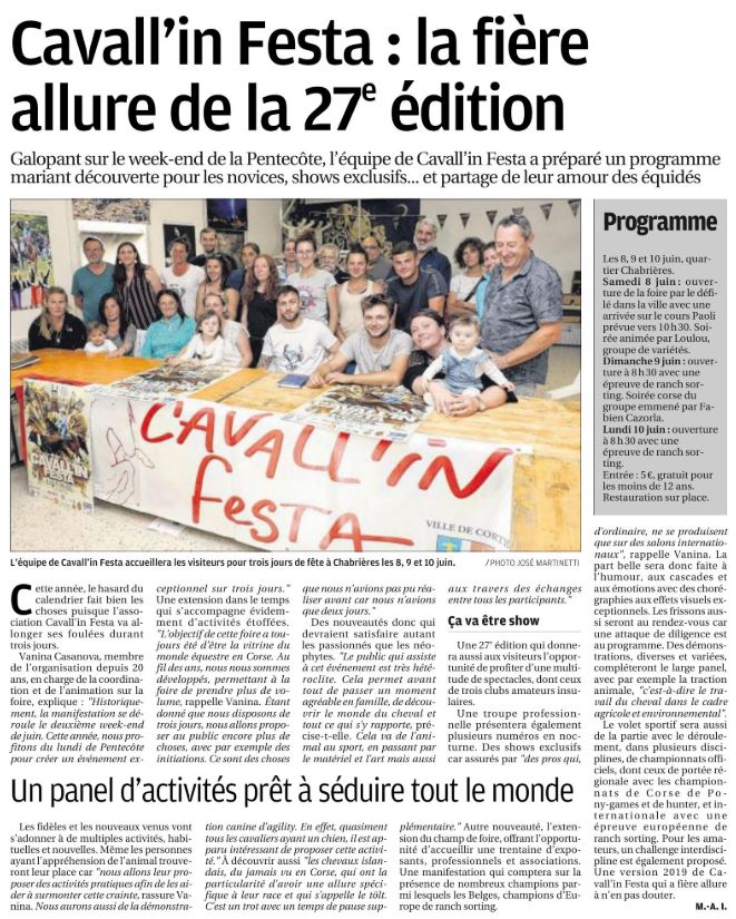 Cavall'in Festa - 27ème édition