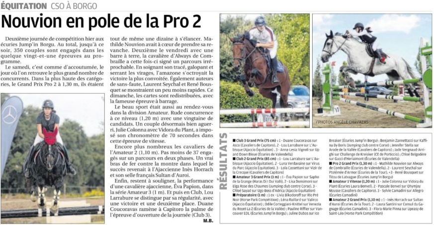 CSO - 4 au 6 octobre 2019 - Jump'in Borgo
