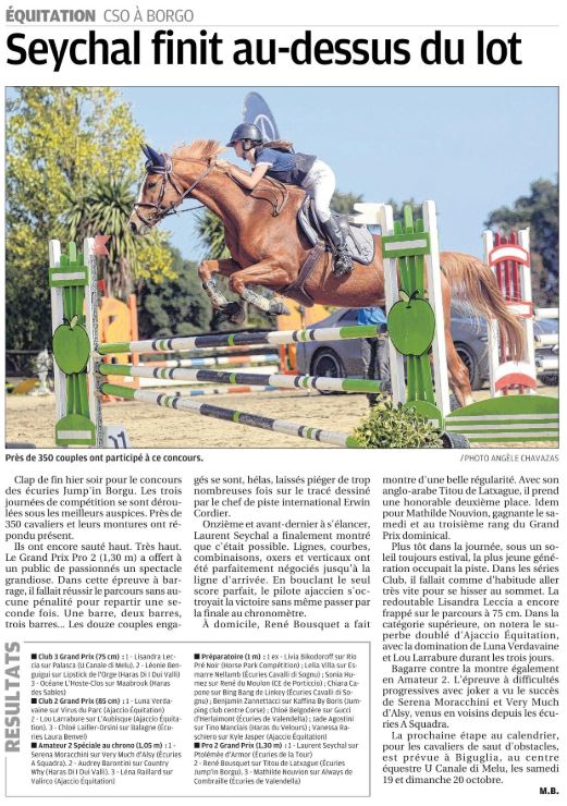 CSO - 4 au 6 octobre 2019 - Jump'in Borgo