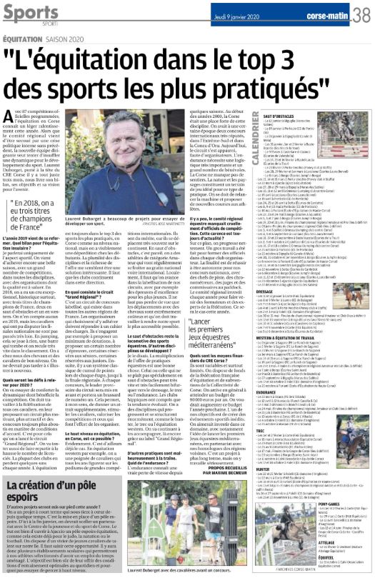 L'équitation en Corse L'équitation en Corse