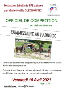 ODC Commissaire au paddock