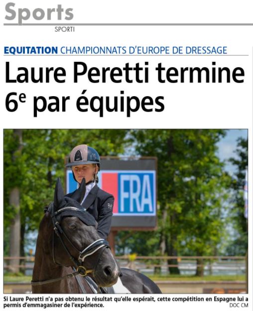 Article Corse Matin du 17 juillet 2021