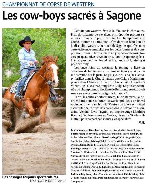 Articles Corse Matin du 10 mai 2023 Articles Corse Matin du 10 mai 2023