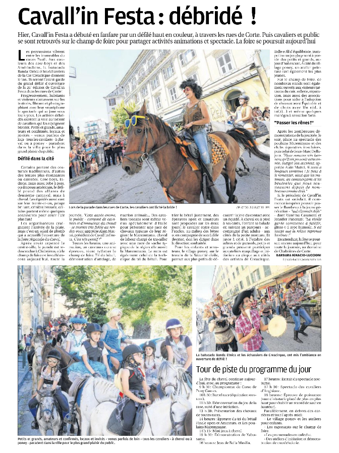 Cavall'in Festa 2018