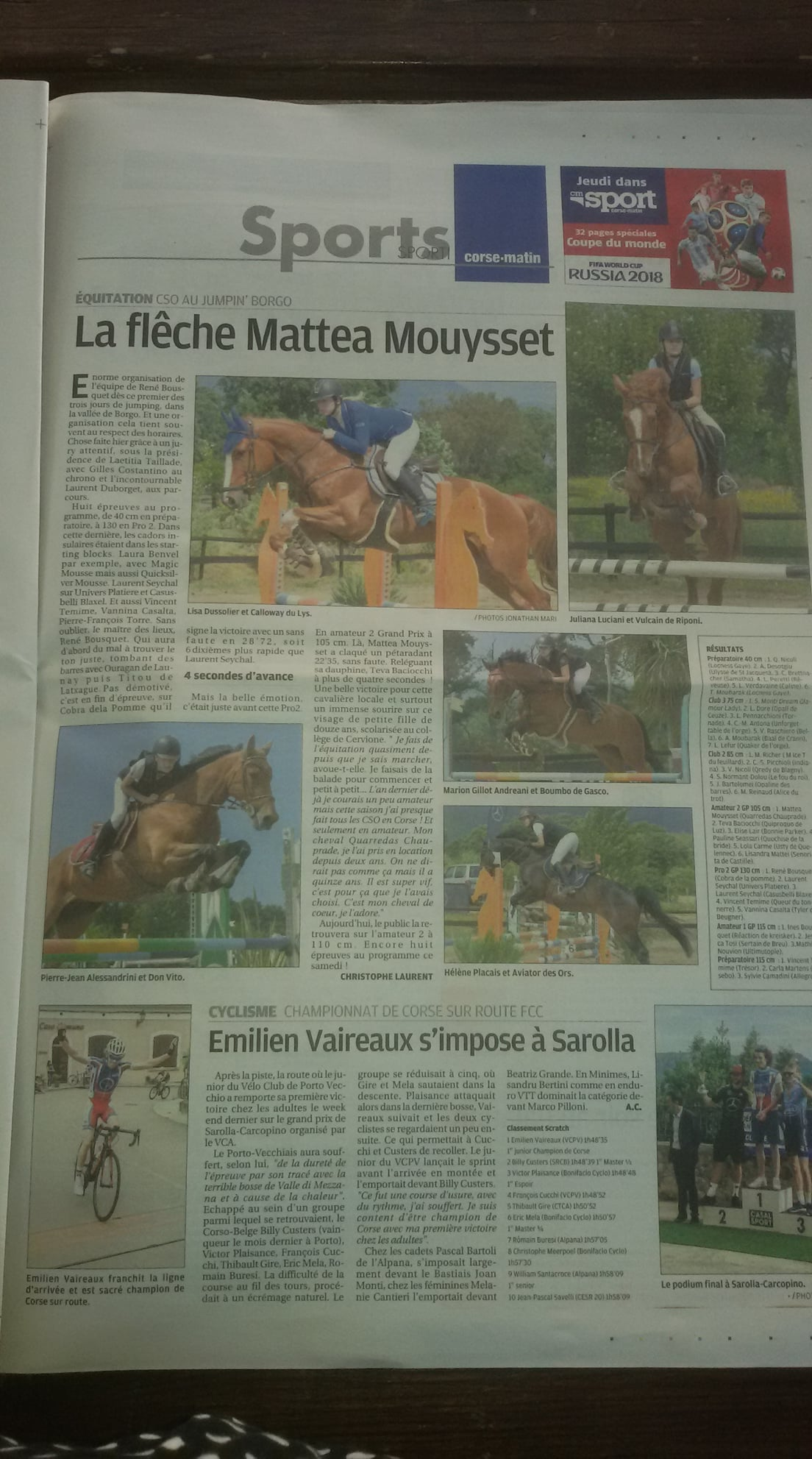 CSO des 1, 2 et 3 juin 2018 - Jump'in Borgo