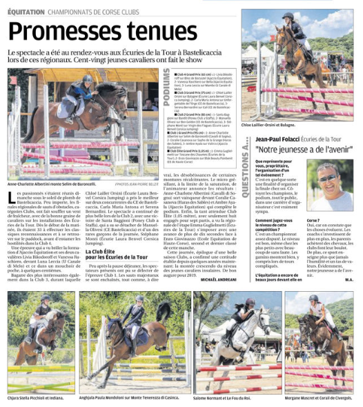 CSO - Championnat Régional Club 2018