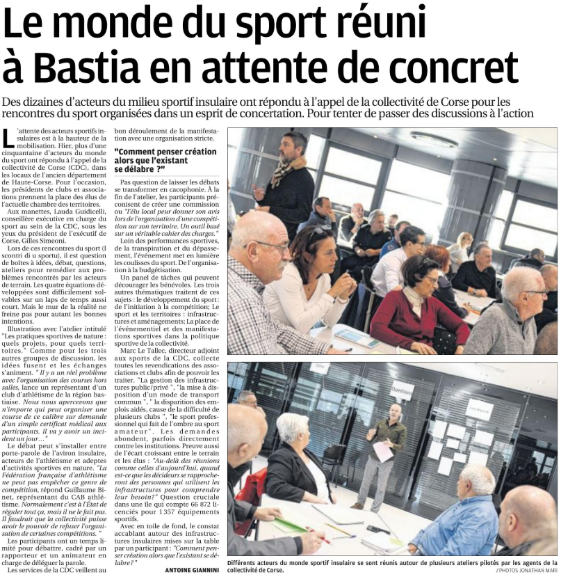 Définir la politique sportive de demain