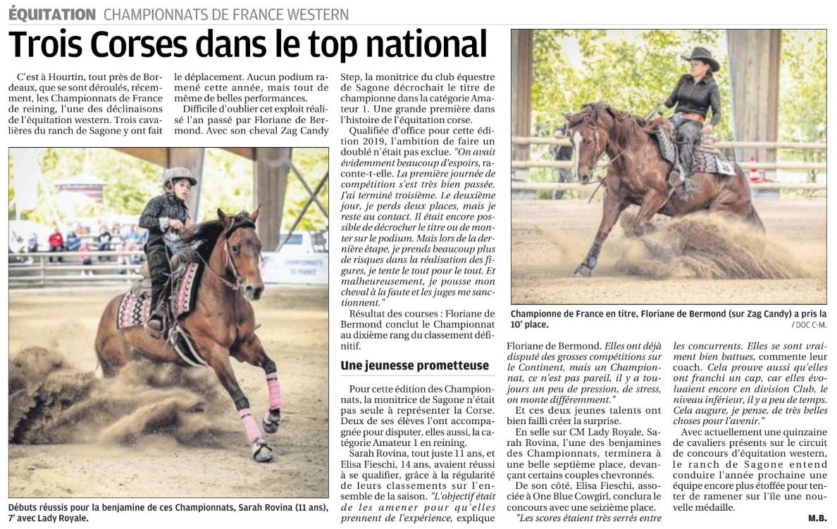 Championnats de France Western 2019