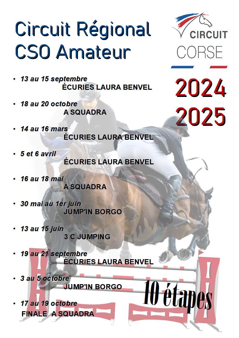 Circuit régional CSO amateur/pro Circuit régional CSO amateur/pro