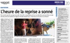 Article Corse Matin du 26  août 2021