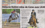 Championnat de Corse CSO Club- Corse Matin- Mercredi 2 octobre 2013