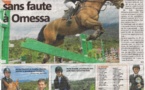 Concours CSO Omessa Jumping Club Centre Corse- 26 et 27 avril 2014- Article Corse Matin 29/04/2014