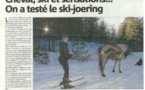 Cheval, ski et sensations...ski-joering dans le Niolu