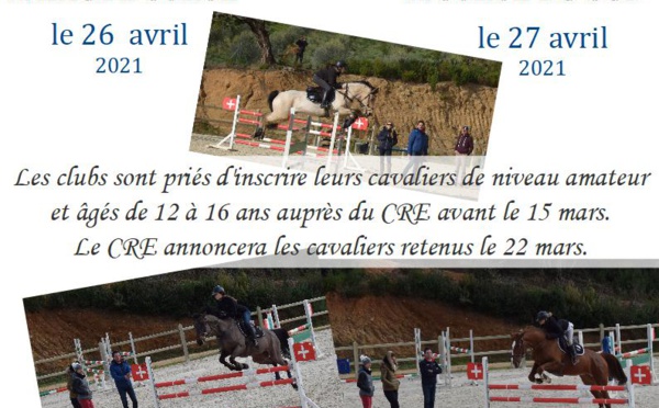 Calendrier   Comité Régional d'Equitation Corse